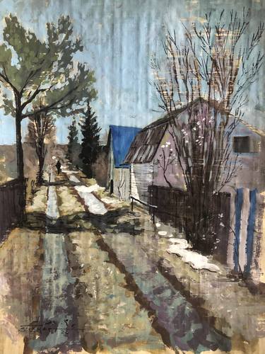 Print of Landscape Paintings by Shenouda Esmat