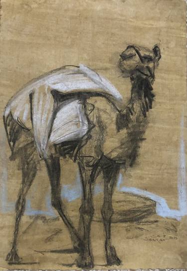 Original Expressionism Animal Drawings by Shenouda Esmat