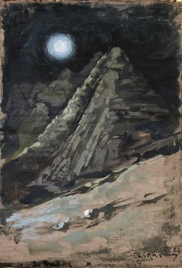 Moonlight over Mount Sinai thumb