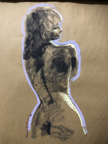 Original Fine Art Nude Drawings by Shenouda Esmat