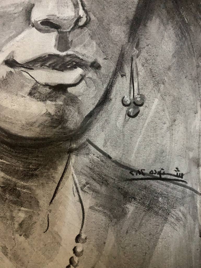 Original Portraiture Portrait Drawing by Shenouda Esmat