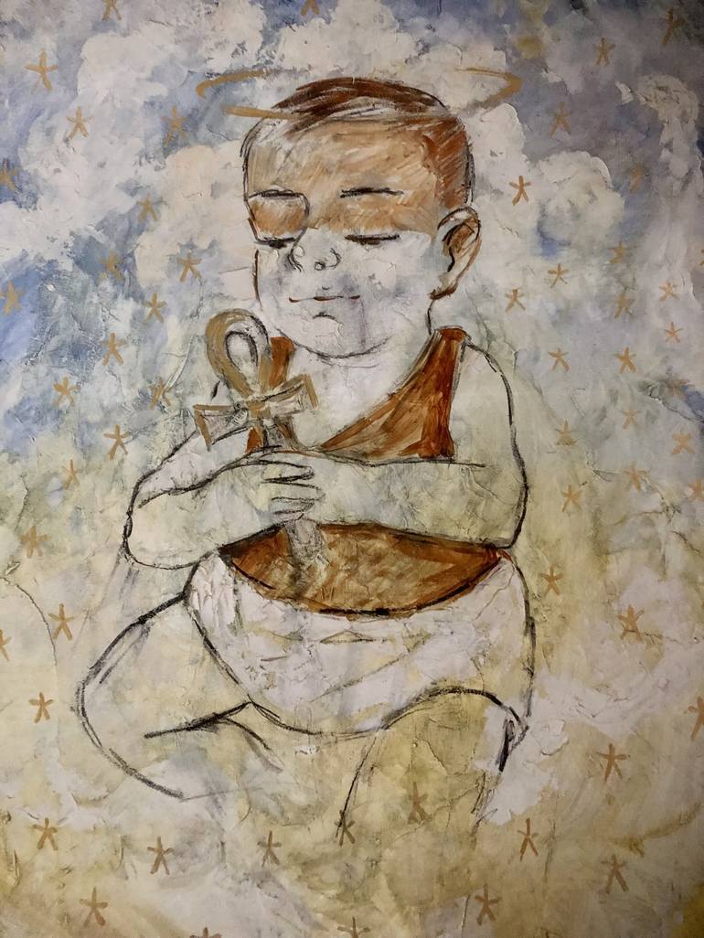 Original Contemporary Religious Painting by Shenouda Esmat