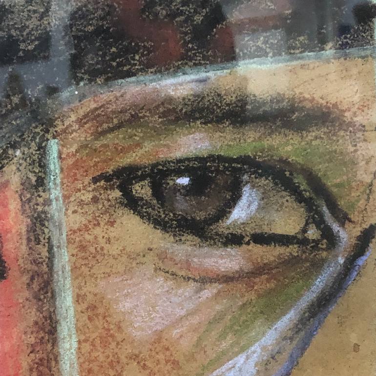 Original Abstract Expressionism Women Drawing by Shenouda Esmat