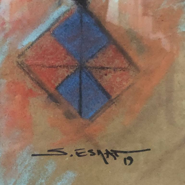 Original Abstract Expressionism Women Drawing by Shenouda Esmat