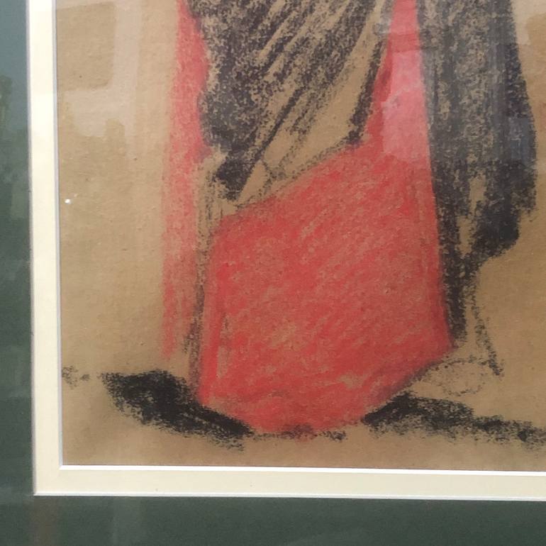 Original Figurative Women Drawing by Shenouda Esmat