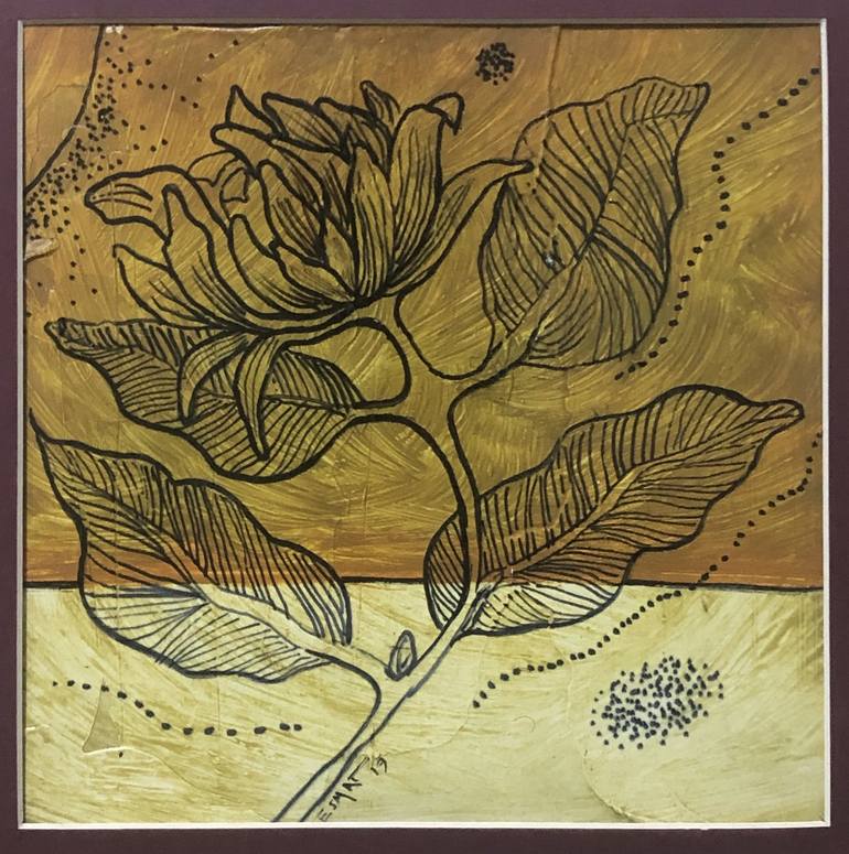 Original Botanic Painting by Shenouda Esmat