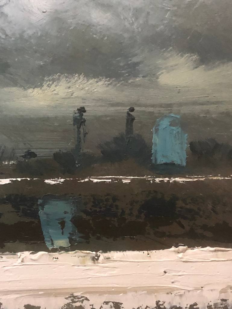 Original Abstract Expressionism Nature Painting by Shenouda Esmat