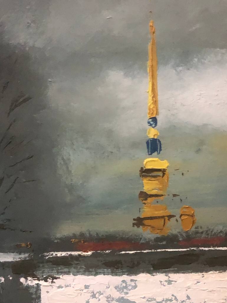 Original Impressionism Nature Painting by Shenouda Esmat