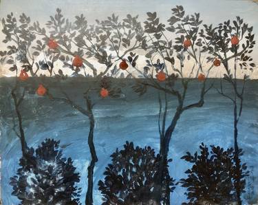 Original Impressionism Botanic Paintings by Shenouda Esmat