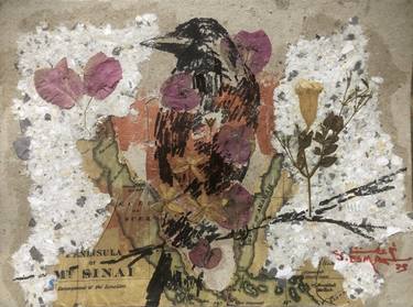 Original Contemporary Botanic Collage by Shenouda Esmat