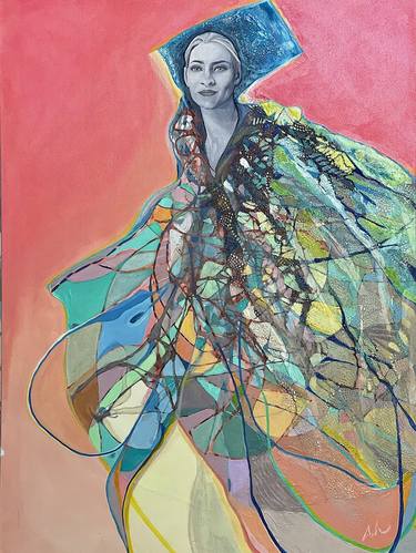 Original Figurative Women Paintings by Anastacia Sadeh