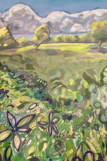 Original Contemporary Landscape Painting by Anastacia Sadeh