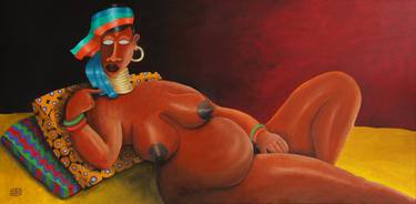 Original Figurative Nude Paintings by Ufuk Uyanik