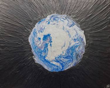 Original Surrealism Abstract Painting by Eteri Nioradze