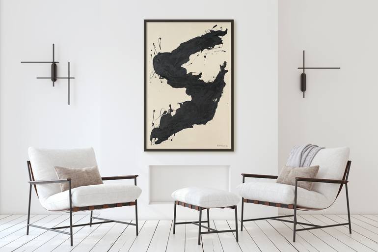 Original Abstract Expressionism Abstract Printmaking by Rebecca Anne Maclean