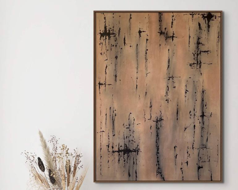 Original Abstract Expressionism Abstract Painting by Rebecca Anne Maclean