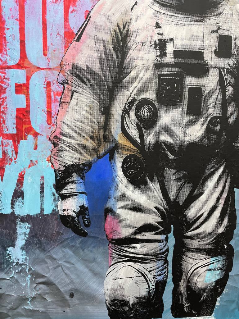 Original Modernism Pop Culture/Celebrity Painting by Mykola Kuryliuk