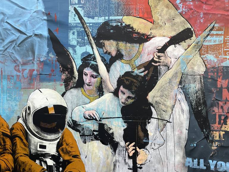 Original Conceptual Pop Culture/Celebrity Painting by Mykola Kuryliuk