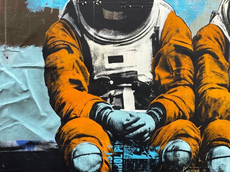 Original Conceptual Pop Culture/Celebrity Painting by Mykola Kuryliuk
