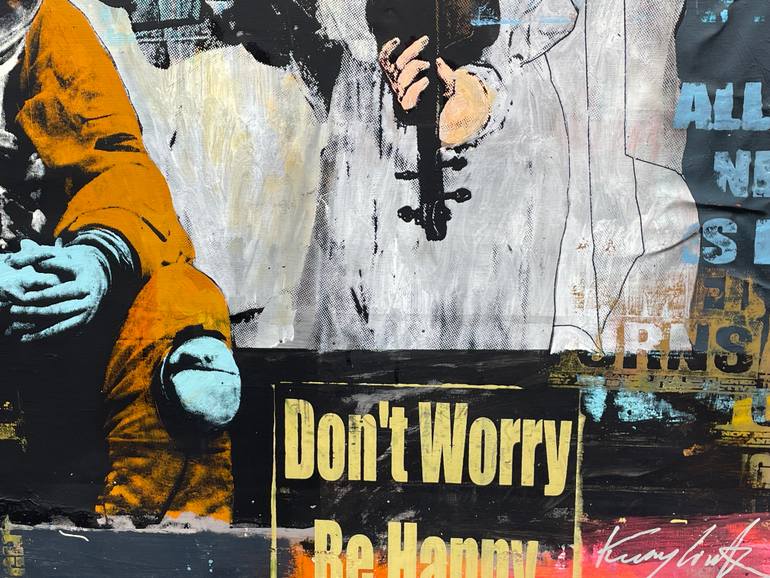 Original Conceptual Pop Culture/Celebrity Painting by Mykola Kuryliuk