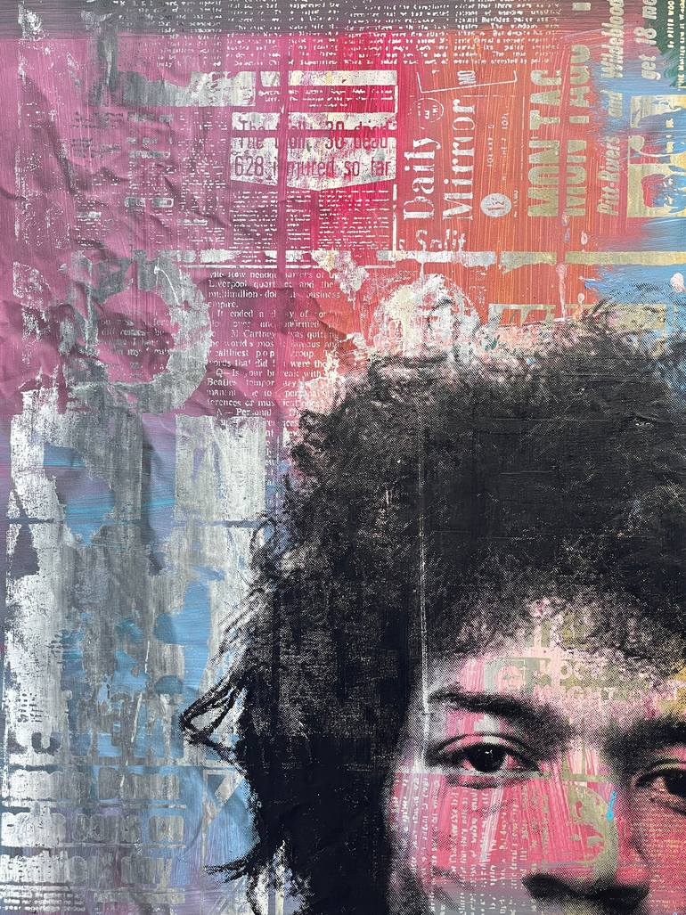 Original Portraiture Pop Culture/Celebrity Painting by Mykola Kuryliuk