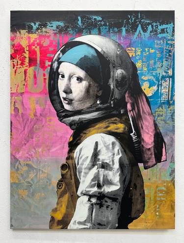 Original Figurative Popular culture Painting by Mykola Kuryliuk