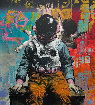 Original Figurative Popular culture Painting by Mykola Kuryliuk
