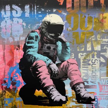 Original Figurative Popular culture Paintings by Mykola Kuryliuk