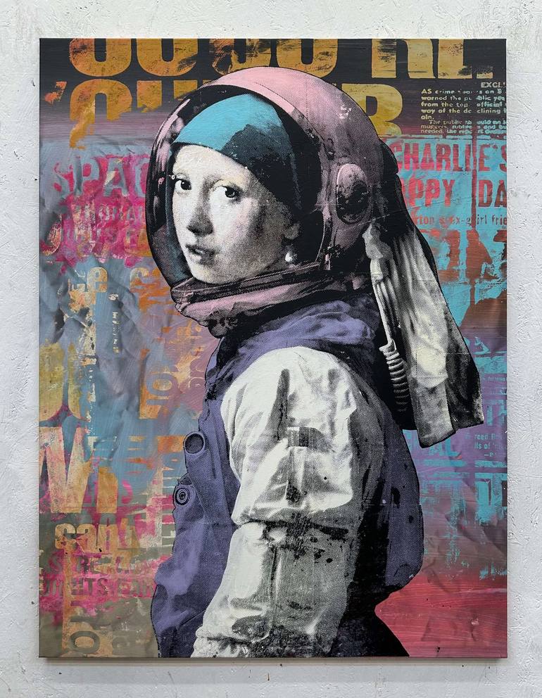 Original Art Nouveau People Painting by Mykola Kuryliuk