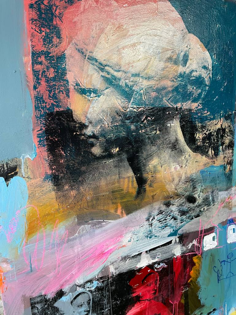 Original Conceptual People Painting by Mykola Kuryliuk