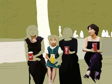 Original People Paintings by An Mien Nguyen