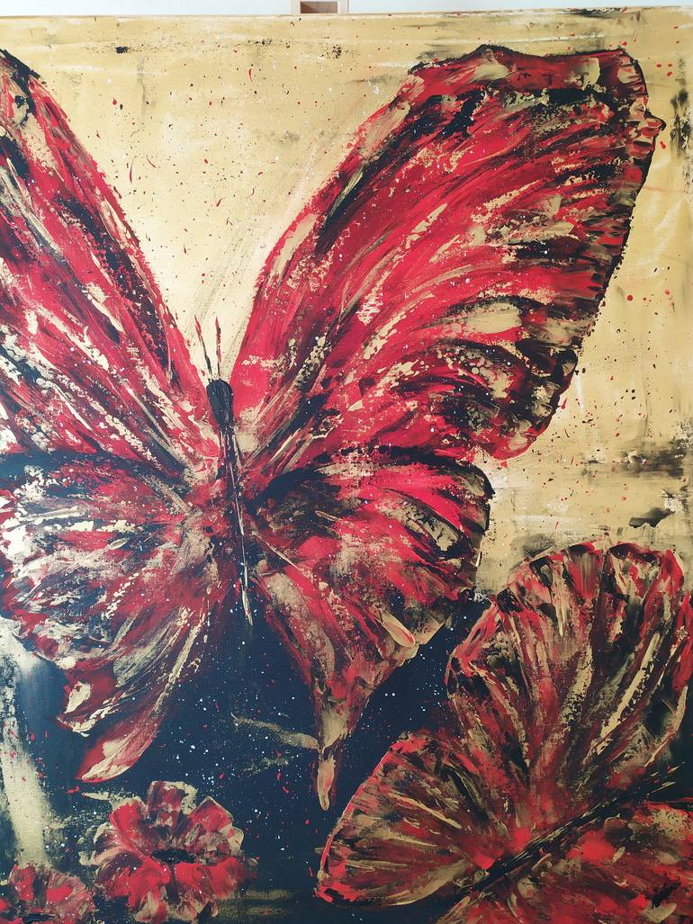 Original Art Deco Abstract Painting by Desi Guteva