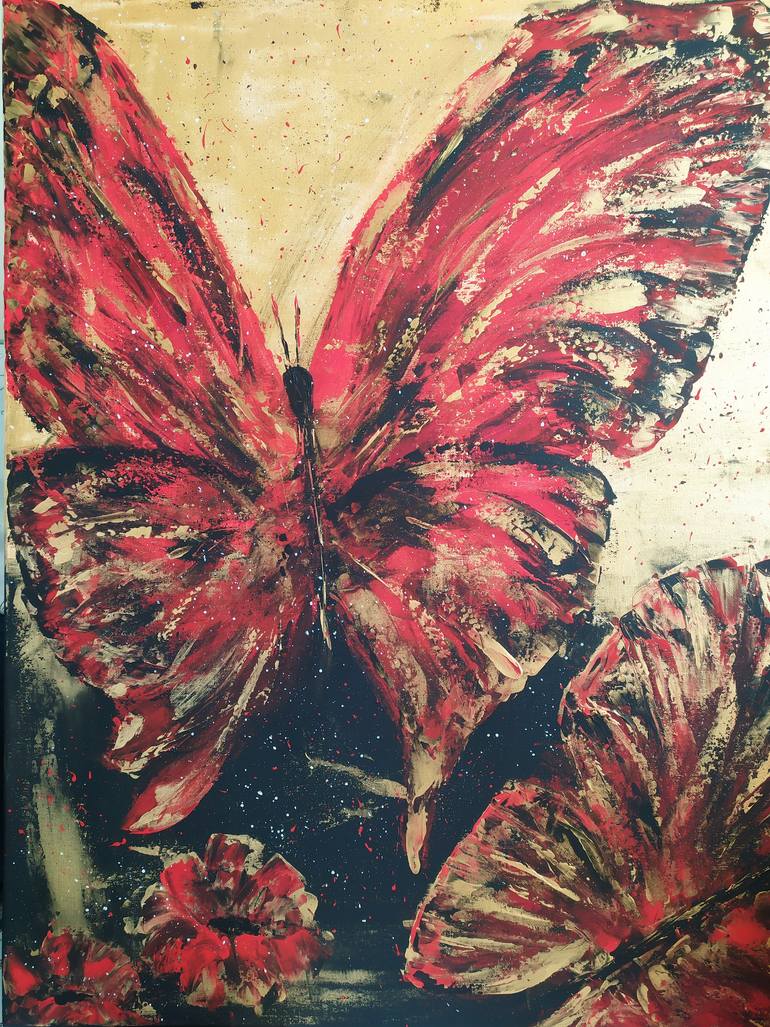 Original Art Deco Abstract Painting by Desi Guteva