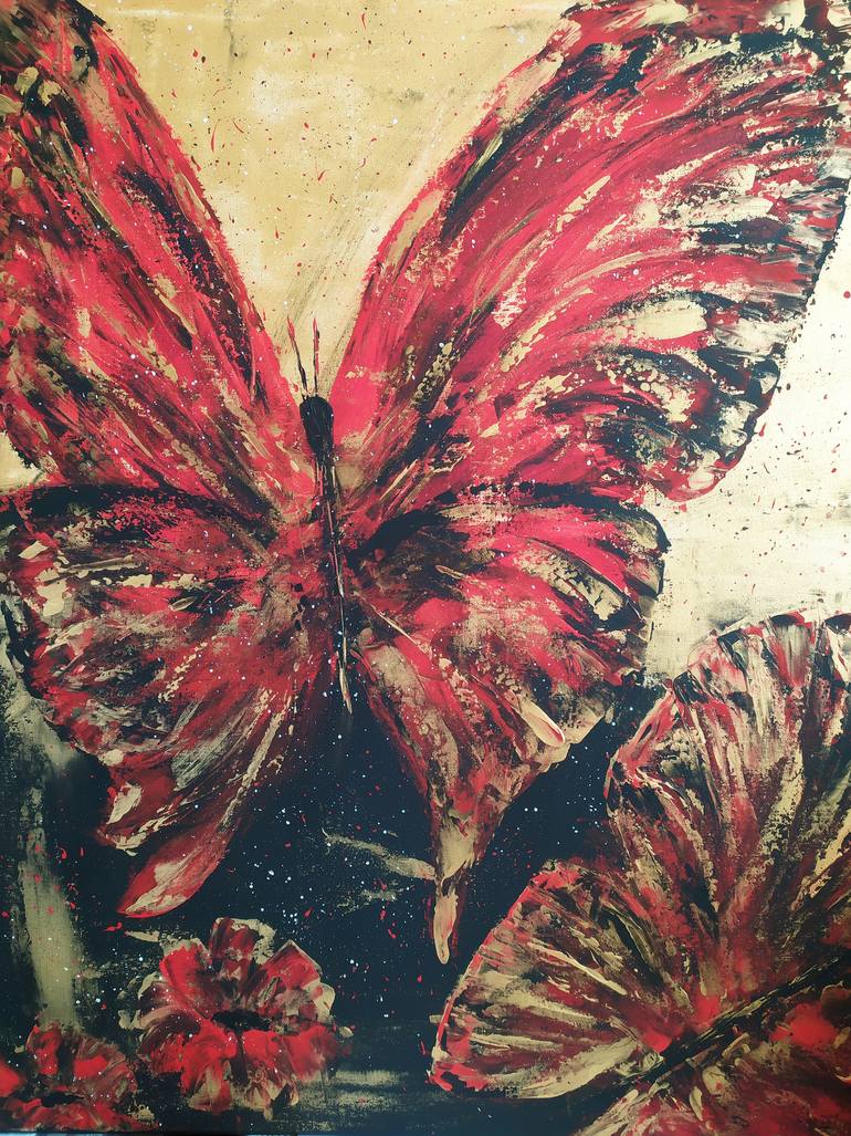 Original Art Deco Abstract Painting by Desi Guteva