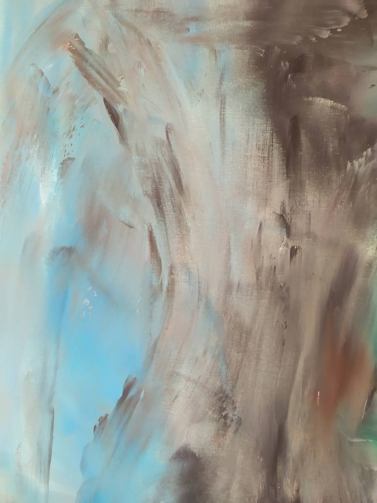 Original Abstract Nude Painting by Desi Guteva
