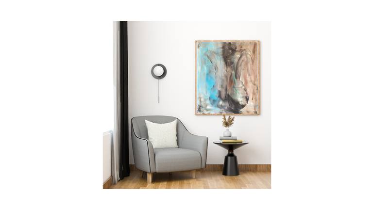 Original Abstract Nude Painting by Desi Guteva