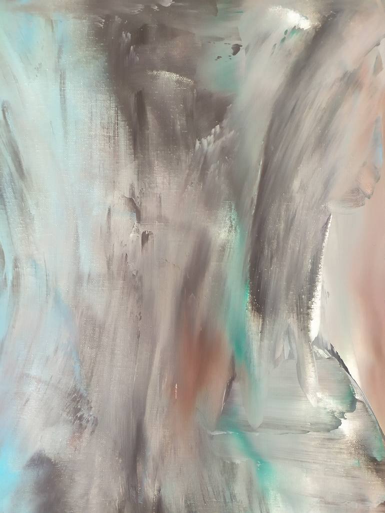 Original Abstract Nude Painting by Desi Guteva