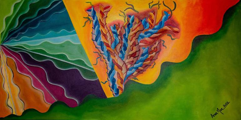 The life flower Painting by Anna Maria Marraffa | Saatchi Art