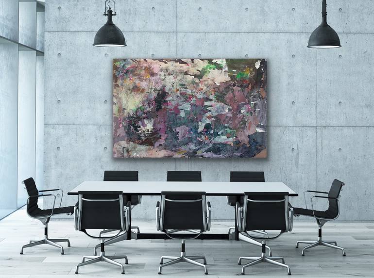 Original Abstract Painting by Anna Polukord