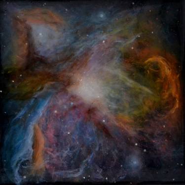 Orion Nebula Resin Painting thumb