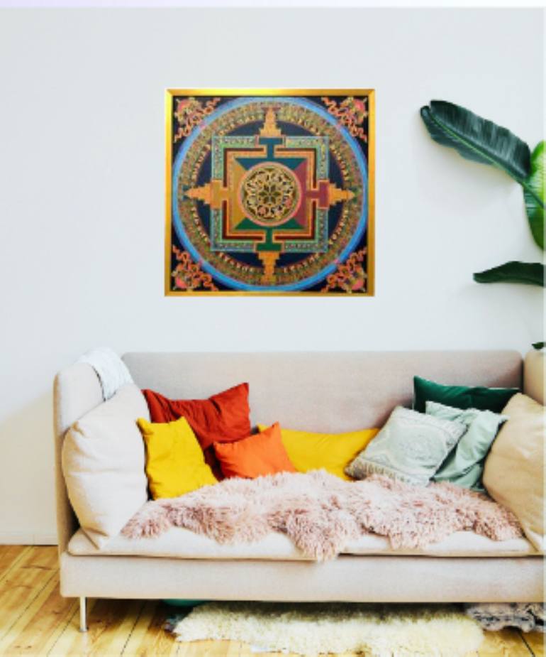 Original Minimalism Architecture Painting by Sup Kaluskar