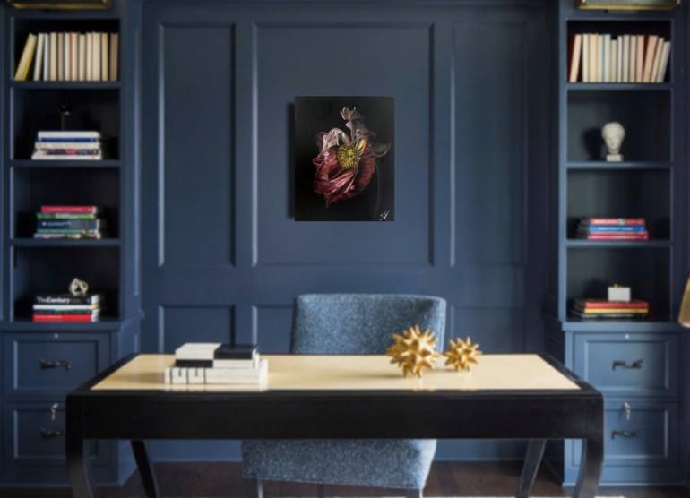 Original Realism Floral Painting by Janar Nuri