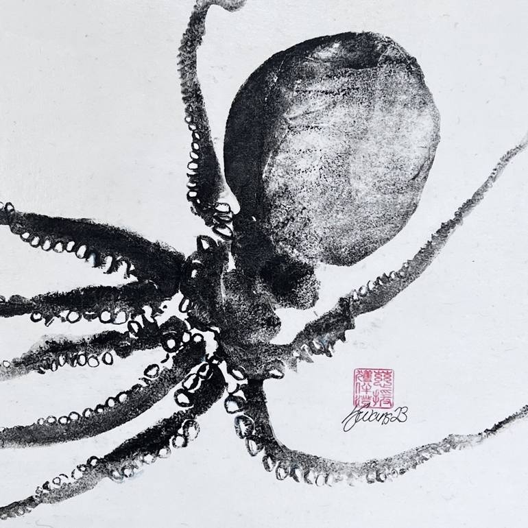 Octopus Gyotaku