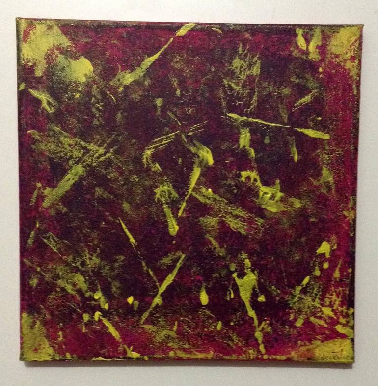 Original Abstract Painting by Liberted M | Abstract Art on Canvas | Flash in the night