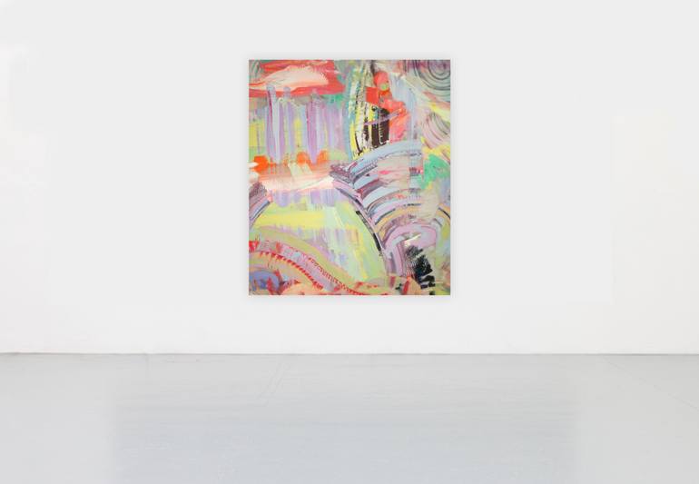 Original Abstract Expressionism Abstract Painting by Gala Bell