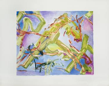 Original Abstract Expressionism Animal Printmaking by Gala Bell