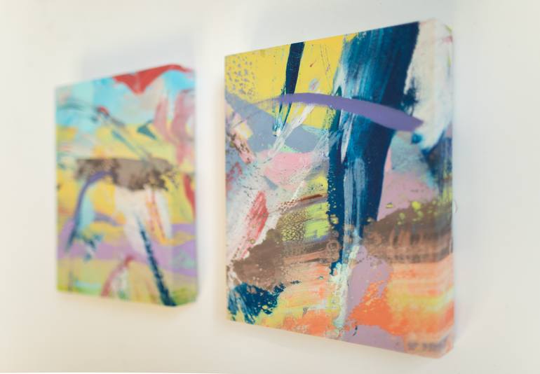 Original Abstract Expressionism Abstract Painting by Gala Bell