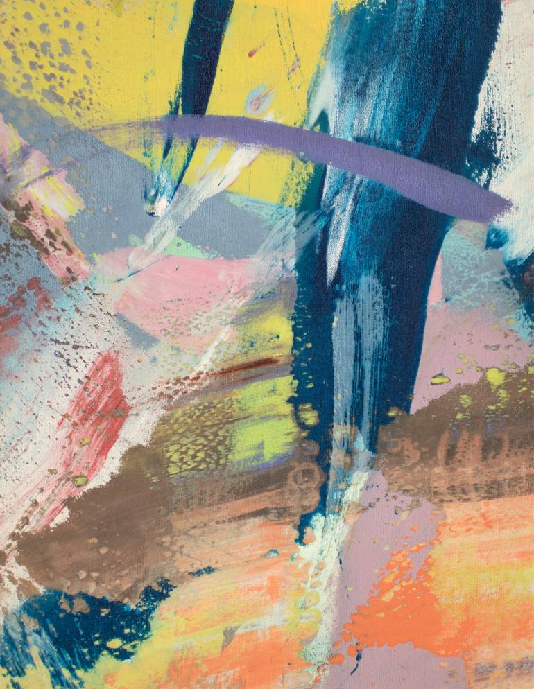 Original Abstract Expressionism Abstract Painting by Gala Bell