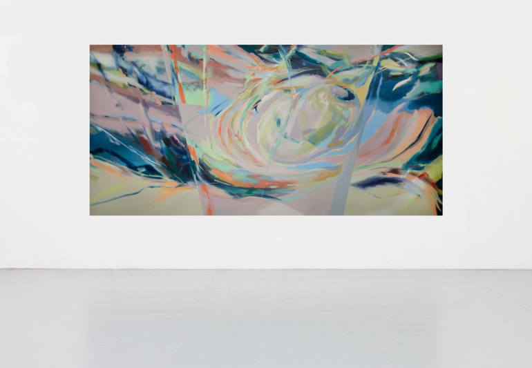 Original Abstract Expressionism Abstract Painting by Gala Bell