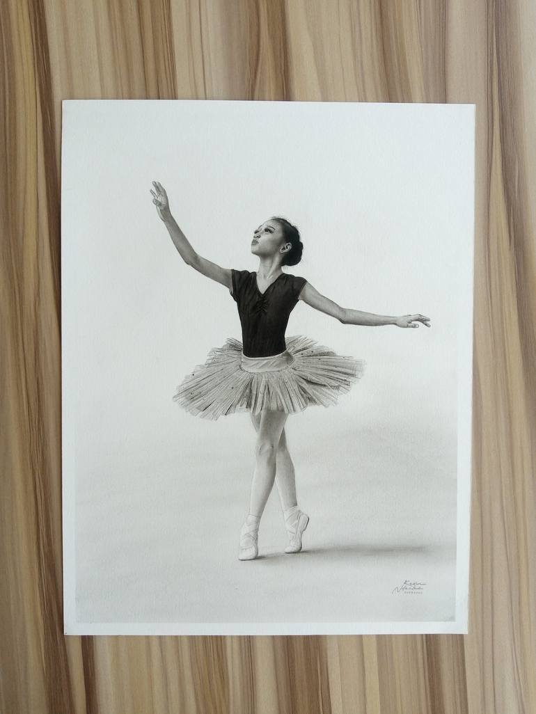 Original Realism Performing Arts Drawing by Kevin Ndeche